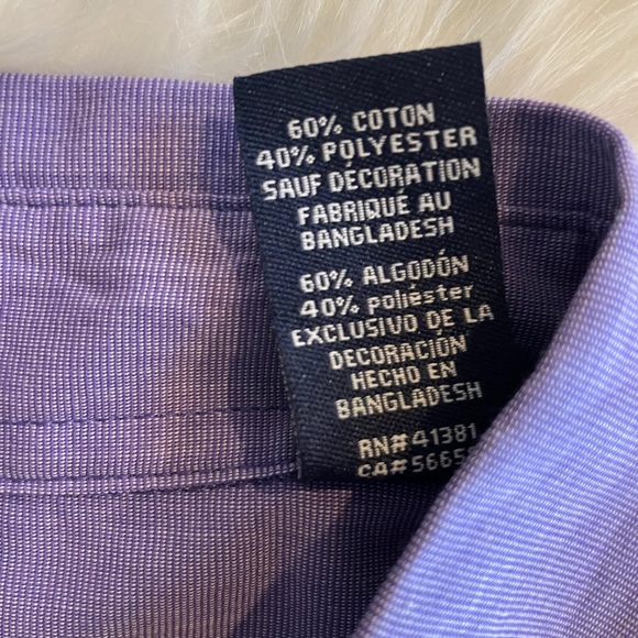 Chaps (purple) long sleeve button down shirt - Picture 7 of 7